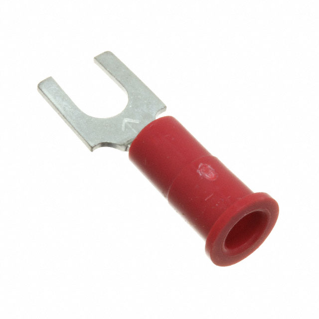 CONN SPADE TERM 18-22AWG #8 RED