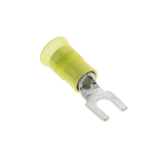CONN SPADE TERM 10-12AWG #8 YEL