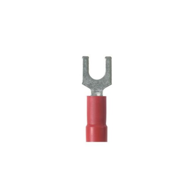 CONN SPADE TERM 18-22AWG M3 RED