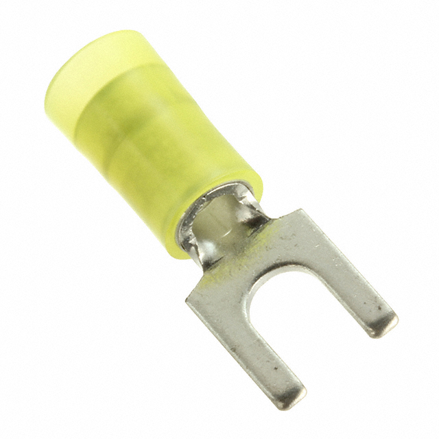 CONN SPADE TERM 10-12AWG #10 YEL