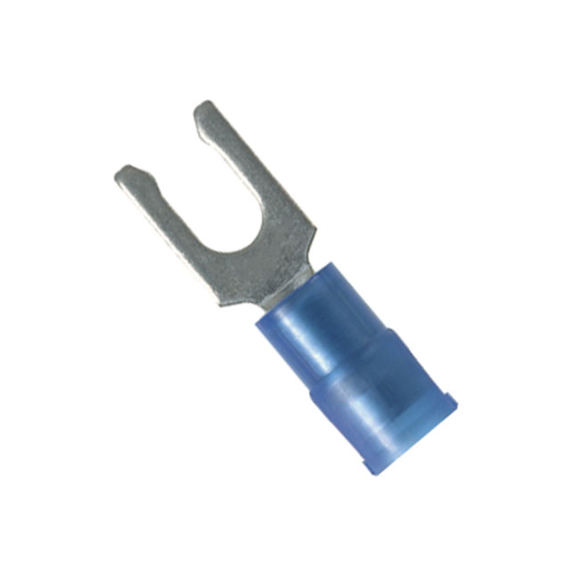 CONN SPADE TERM 14-16AWG #10 BLU