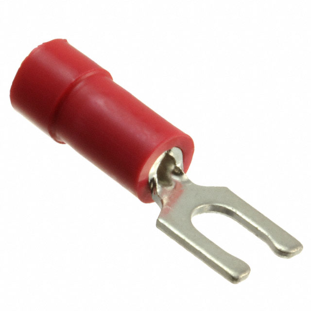 CONN SPADE TERM 18-22AWG #8 RED