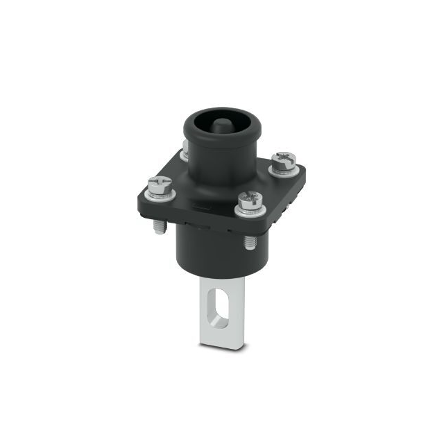 PANEL MOUNT, BUSBAR, BLACK (-)