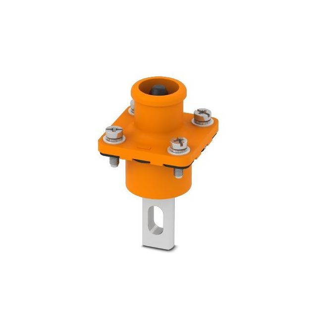 PANEL MOUNT, BUSBAR, ORANGE (+)