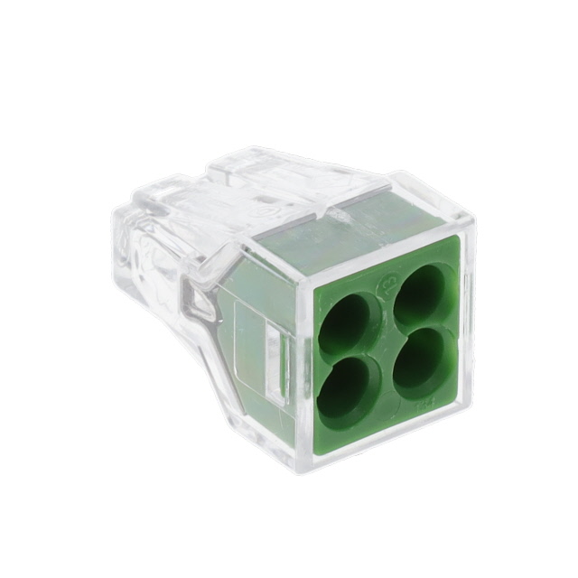 PUSHWIRE  SPLICING CONNECTOR; 4-