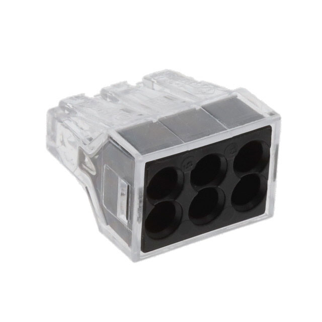 PUSHWIRE  SPLICING CONNECTOR; 6-
