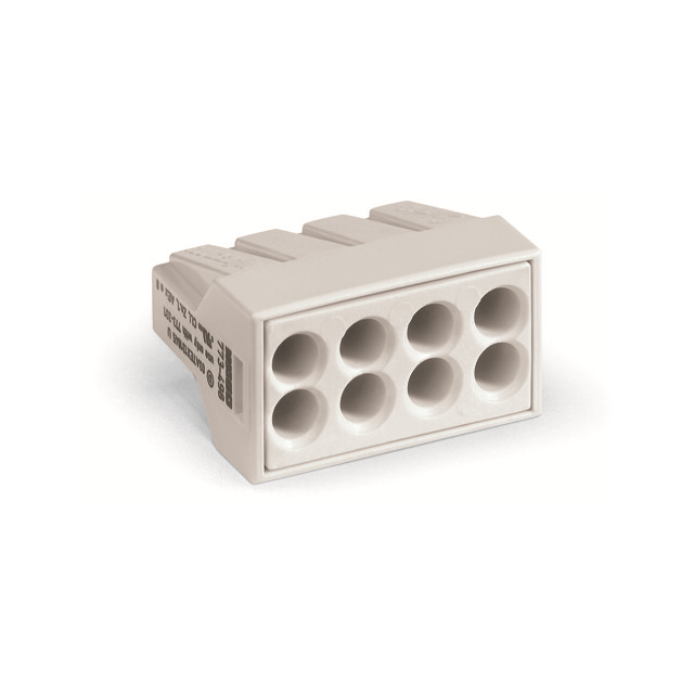 PUSH WIRE CONNECTOR; 8-CONDUCTOR