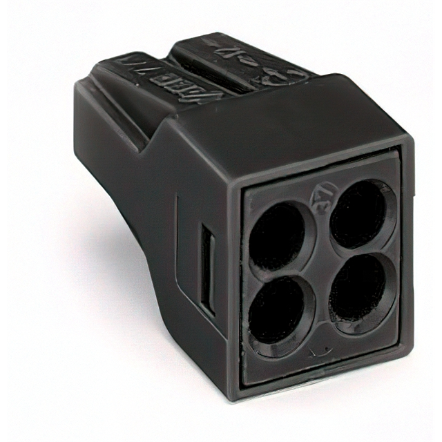 PUSH WIRE CONNECTOR; 4-CONDUCTOR