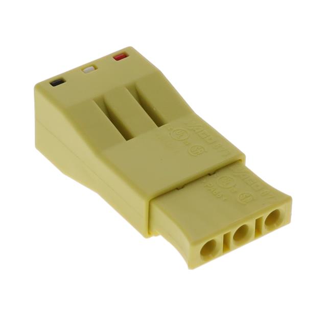 PUSHWIRE SPLICE 3POS YELLOW