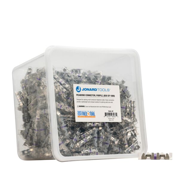 PICABOND CONNECTOR, PURPLE, (BOX