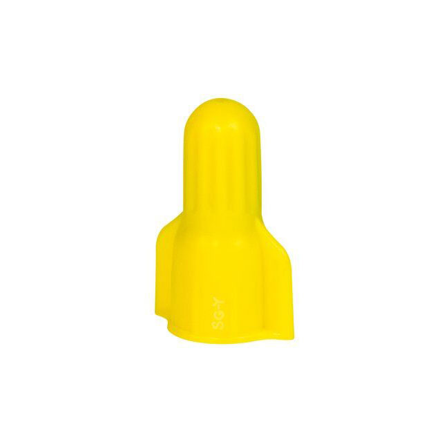 CONN WIRE CAP YLW POUCH TWIST ON