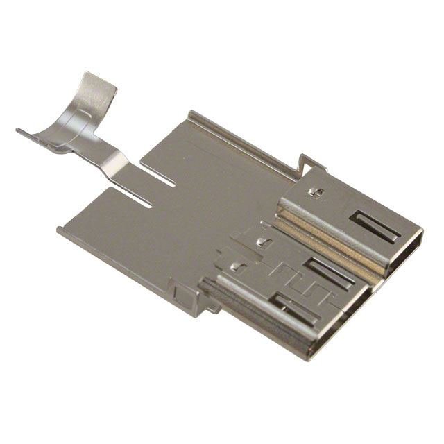 CONN SHD PLATE FOR MIC USB B PLG