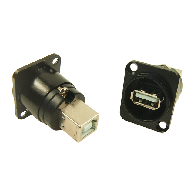 XLR USB A - USB B BLACK METAL