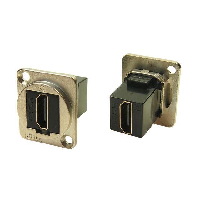 FT METAL HDMI F-F GOLD CSK