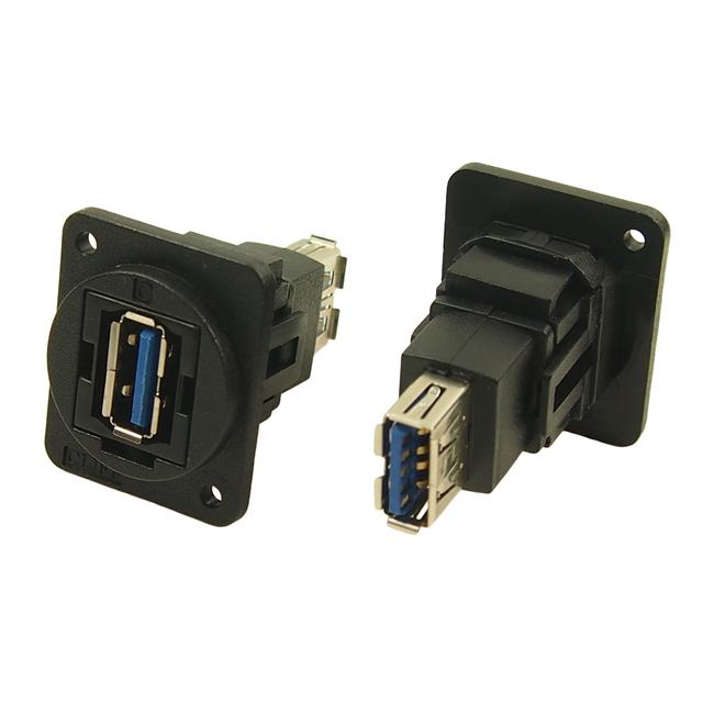FT USB3.0 A-A PLAIN HOLE BLACK