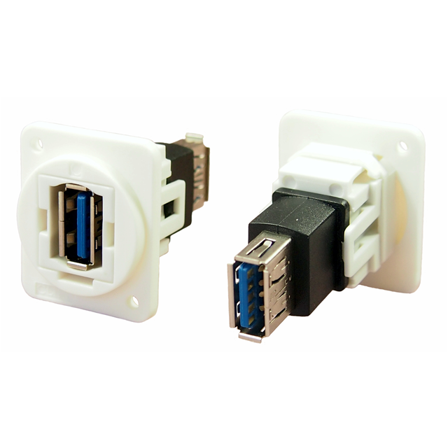 FT USB3.0 A-A PLAIN HOLE WHITE