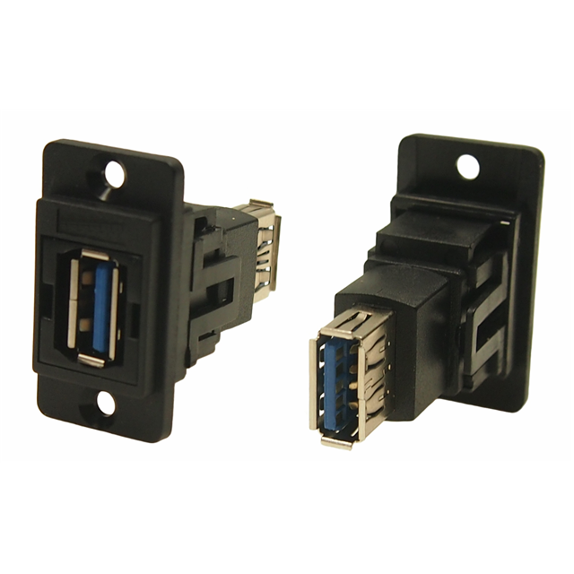 DUALSLIM USB3.0 A-A BLACK PLASTI