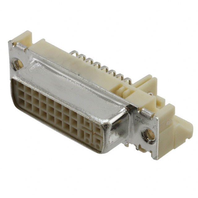 CONN RCPT DVI-I DL 29POS PCB R/A