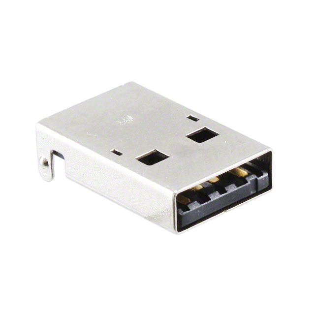 CONN PLUG USB1.1 TYPEA 4POS R/A