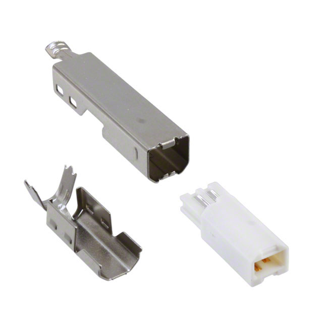 CONN PLUG USB2.0 TYPEB 4POS SLD
