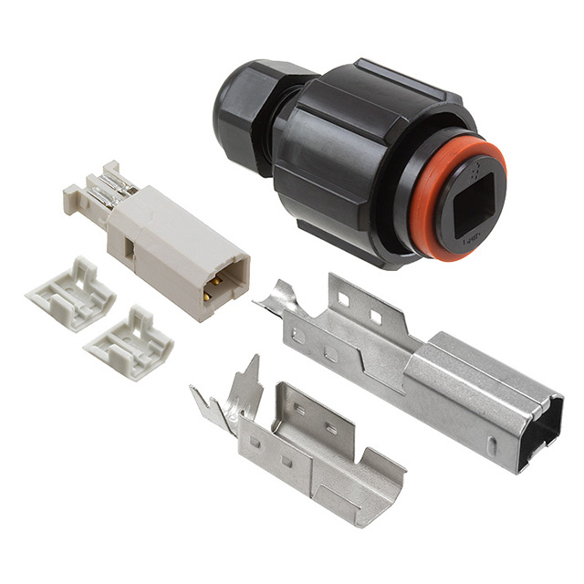 CONN PLUG USB2.0 TYPEB 4POS SLD