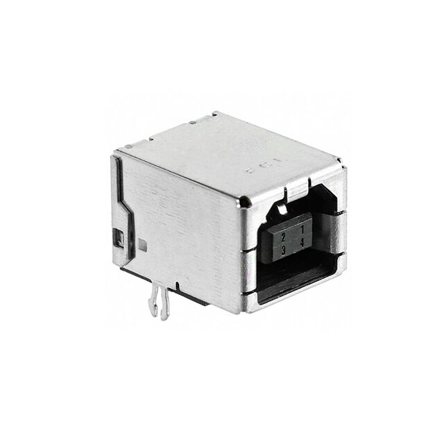 CONN RCPT USB2.0 TYPEB 4POS R/A