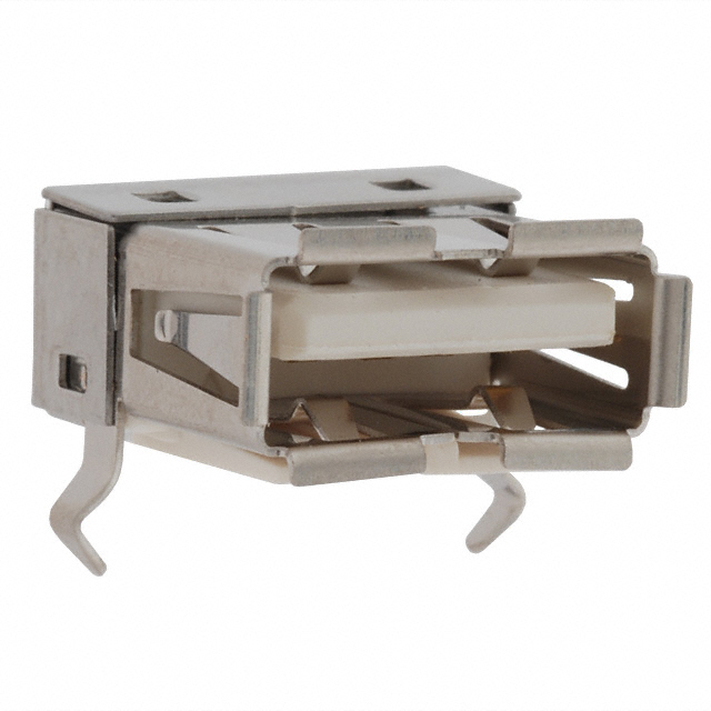 CONN RCPT USB2.0 TYPEA 4P SMD RA