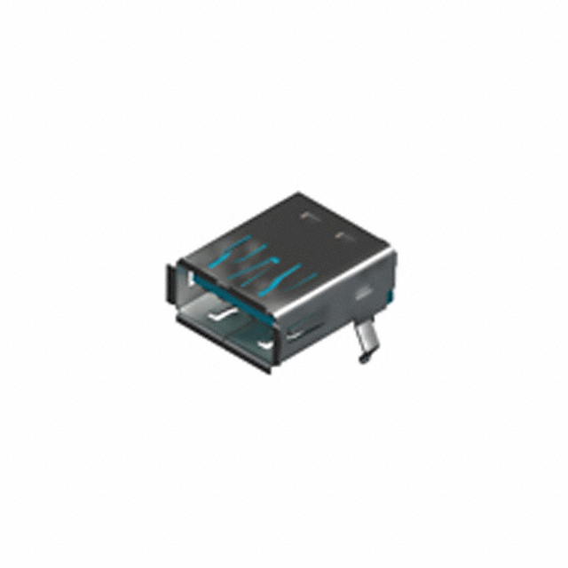 CONN RCPT USB3.0 TYPEA 9POS R/A
