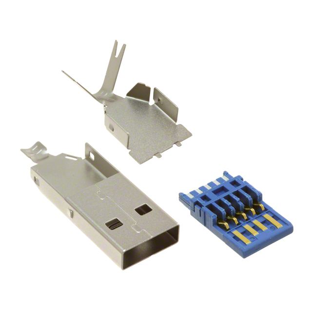 CONN PLUG USB3.0 TYPEA 9POS SLD