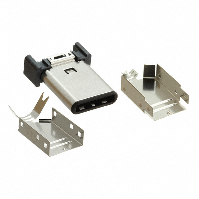 CONN PLUG USB2.0 TYPE C 24P SLDR