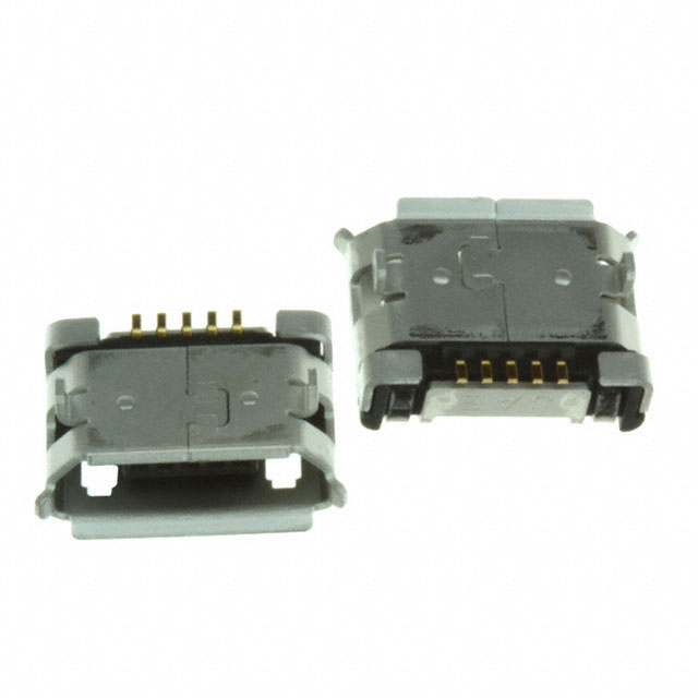 CONN RCPT USB2.0 MICRO B SMD R/A