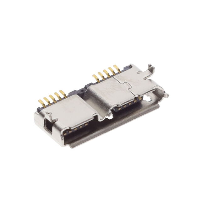 MICRO USB 3.0 TYPE B, SMT, THROU