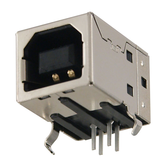 CONN RCPT USB2.0 TYPEB 4POS R/A