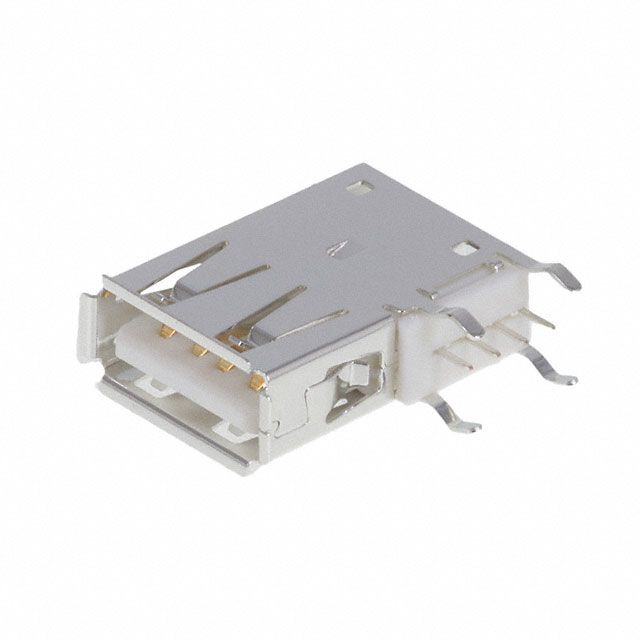 USB A-TYPE RECEPTACLE SLIM UPRIG