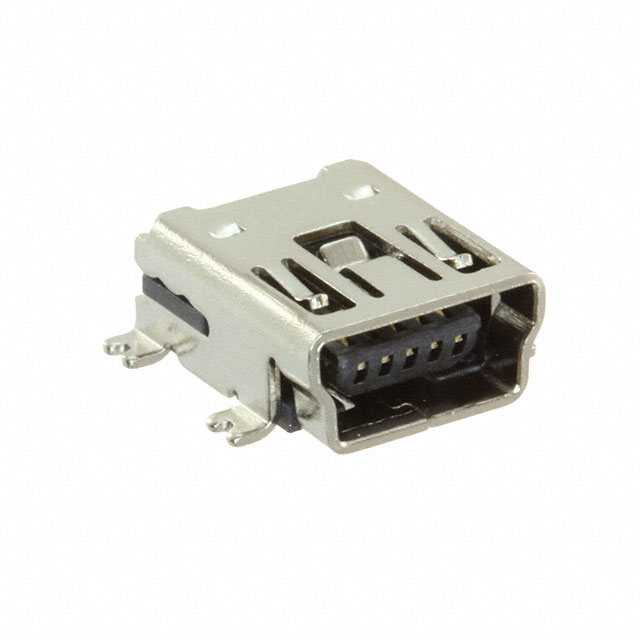 CONN RCPT USB2.0 MINI B SMD R/A