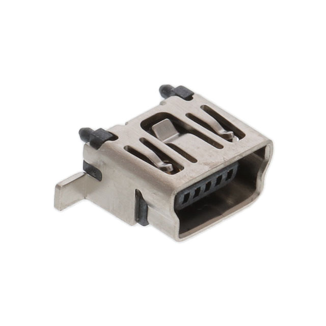 MINI USB, TYPE B, VERTICAL, THRO