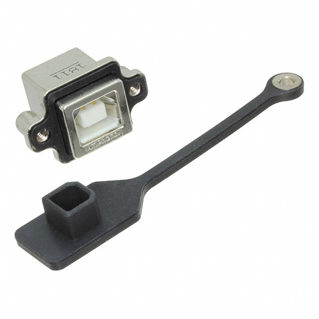 CONN RCPT USB2.0 TYPEB 4P PCB RA