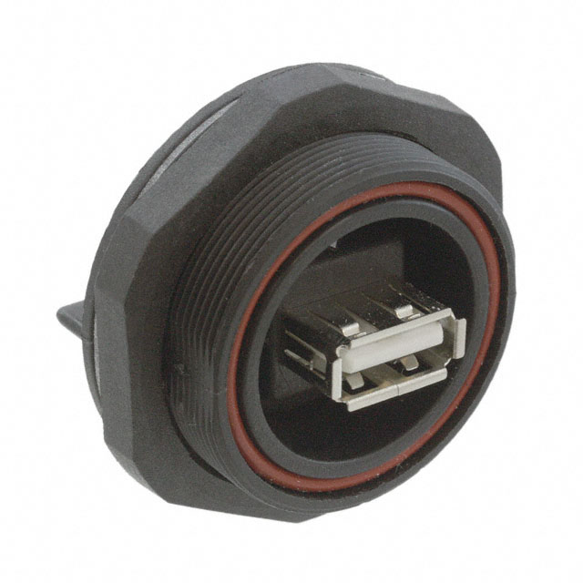 CONN RCP USB2.0 TYPEA 4P PNL MNT