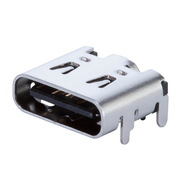USB JACK, TYPE C, 2.0, HORIZONTA
