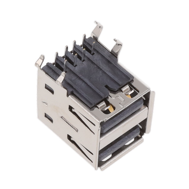 USB TYPE A, DUAL STACKED, RIGHT