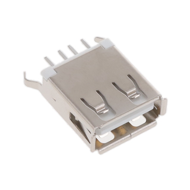 USB TYPE A, VERTICAL THROUGH HOL