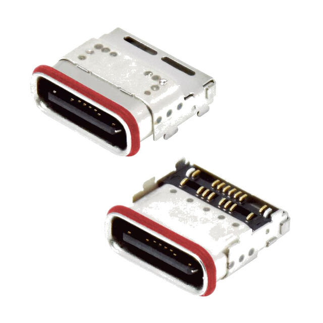 USB C 2.0 RECEPTACLE, R/A SMT, 1
