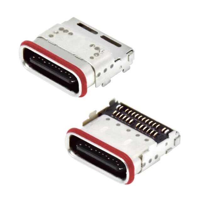 USB4 GEN3X2 RECEPTACLE, R/A SMT,