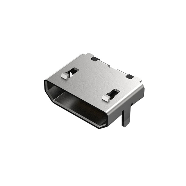 MICRO B SKT, BOTTOM-SMT, R/A, 30