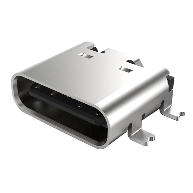 CONN RCP USB2.0 TYP C 24P SMD RA