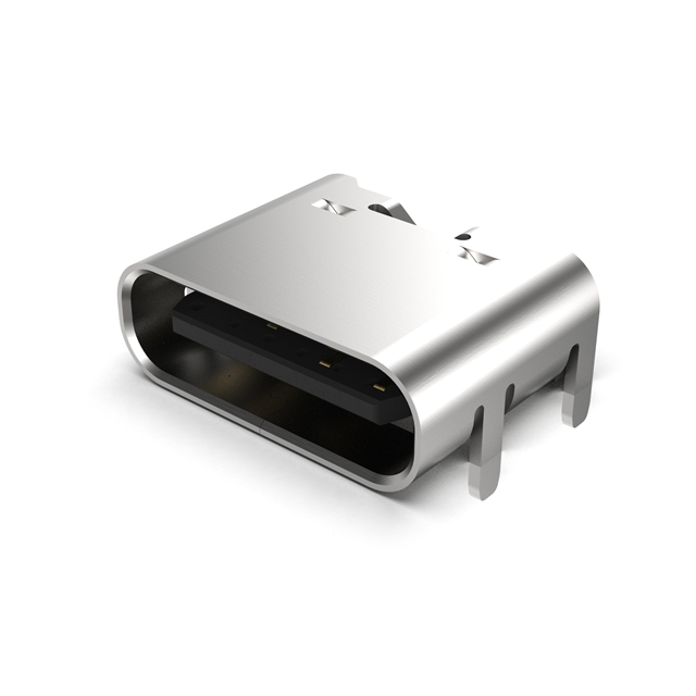 CONN RCPT TYPE C 6P SMD RA