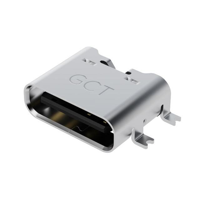USB C REC GF RA 6P SMT & SMT SHE