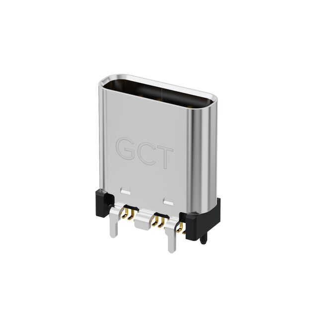 USB-C REC 3" VERT 24P SMT & TH S