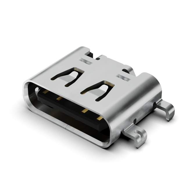 USB C REC 16P 3U" MID MNT 0.8MM