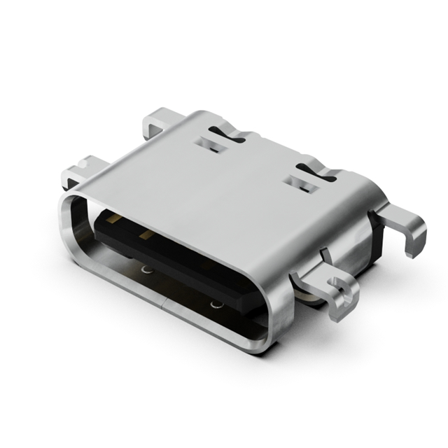 USB C REC 16P 3U" MID MNT 2.1MM